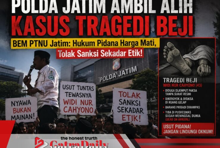 Polda Jatim Ambil Alih Kasus Tragedi Beji, BEM PTNU Jatim: Hukum Pidana Harga Mati, Tolak Sanksi Sekadar Etik!