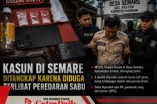 Kasun di Semare Ditangkap karena Diduga Terlibat Peredaran Sabu