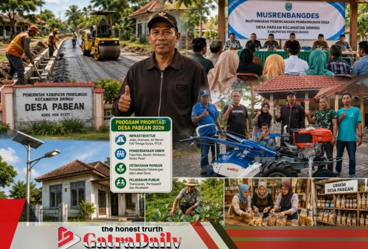 Tegaskan “Desa Membangun, Warga Sejahtera”, Kades Pabean Prioritaskan Infrastruktur dan UMKM pada 2026