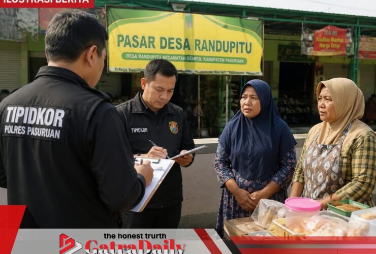 Tipidkor Polres Pasuruan Periksa Pedagang Terkait Dugaan Penggelapan Kas Pasar Padang Howo