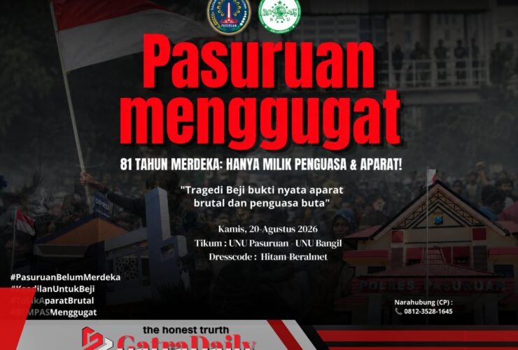 Aliansi BEM Pasuruan Raya Kecam Dugaan Kekerasan di Beji, Serukan Aksi “Pasuruan Menggugat” 20 Agustus