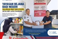 Yayasan Bejana Bagi Negeri Salurkan Obat dan Vitamin untuk WBP Lapas Pasuruan
