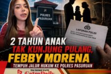 2 Tahun Anak Tak Kunjung Pulang, Febby Morena Tempuh Jalur Hukum ke Polres Pasuruan