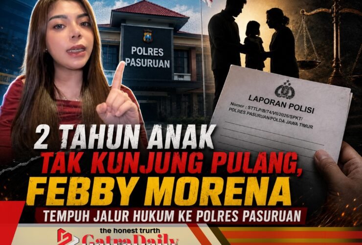 2 Tahun Anak Tak Kunjung Pulang, Febby Morena Tempuh Jalur Hukum ke Polres Pasuruan