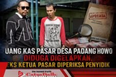 Uang Kas Pasar Desa Padang Howo Diduga Digelapkan, Eks Ketua Pasar Diperiksa Penyidik