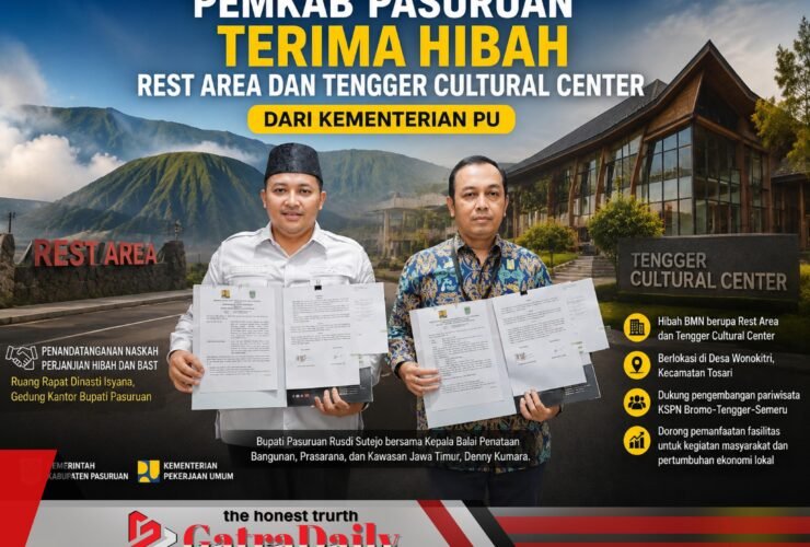 Pemkab Pasuruan Terima Hibah Rest Area dan Tengger Cultural Center dari Kementerian PU