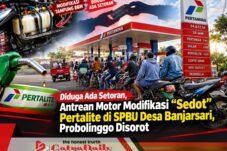 Diduga Ada Setoran, Antrean Motor Modifikasi “Sedot” Pertalite di SPBU Desa Banjarsari Probolinggo Disorot